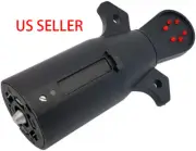 7 Way RV Blade Trailer Light Wiring Tester Hitch LED Connector Adapter Pin Plug