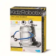 4M Tin Can Robot Kids DIY Build/Play Project Walking/Wobbling Learning Toy 8y+