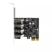 4-Ports PCI-E To USB 3.0 HUB PCI Express Expansion Card Adapter 5Gbps PH64 VL805