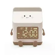 Cartoon Fun Milk Box LED Digital Display Countdown Alarm Clock