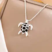 Turtle Necklace 925 Sterling Silver Necklace