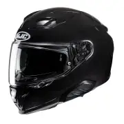 F71 Solid Metal Black Full Face Helmet