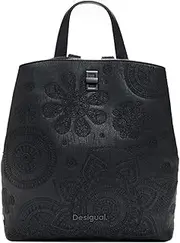 Desigual Embroidered Flower Backpack