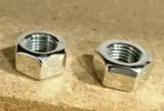 7/16-20 Hex Nut, Stainless Steel , SHOW POLISH, 2 pcs