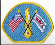 Chicago Fire Department, Illinois Shoulder Patch V2