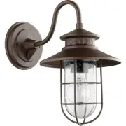 Quorum International 7696-86 Moriarty Outdoor Wall Light Oiled Bronze