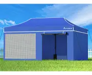 ALFORDSON Gazebo 3x6 Pop Up Marquee Outdoor Camping Tent Wedding Canopy Blue