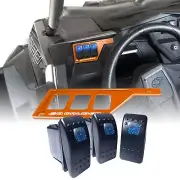 Billet Left Dash Panel Bezel Polaris RZR XP1000 S 900 1000 Turbo Orange Madness