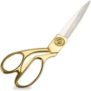 8.5'' Gold Stainless Steel Sharp Tailor Scissors - Professional Household Cra...