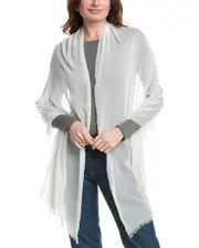 Bruno Magli Cashmere-Blend Crinkle Wrap