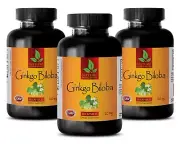 energy pills - GINKGO BILOBA EXTRACT 120mg - immune booster - 3 Bottles