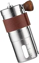 Alipis Manual Bean Hand Mill Stainless Steel Portable Crank Mill Easy to Use for DIY Coffee