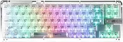 KiiBoom Phantom 68 65% Hot Swappable Crystal Gasket-Mounted Mechanical Keyboard, BT5.0/2.4GHz/USB-C Wired Wireless NKRO Gaming Keyboard with South-Facing RGB, 4000mAh Battery for Win/Mac (Clear)