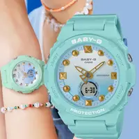 在飛比找momo購物網優惠-【CASIO 卡西歐】BABY-G 夏季海灘手錶(BGA-3