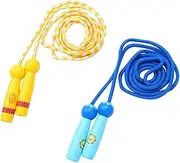 2Pcs Handle Skipping Ropes Durable Outdoor Jumping Ropes for Fun Exercise for Kindergarten and Primary Students