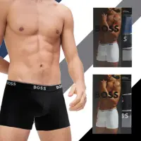 在飛比找momo購物網優惠-【HUGO BOSS】男性內褲 男士內褲 拳擊內褲 四角褲(