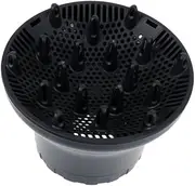Hair Dryer Diffuser Nozzle Professional Attachment for Curly Wavy and Straight Hair High Temperature Resistant Black