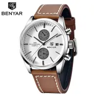 在飛比找蝦皮購物優惠-BENYAR品牌手錶 5187 多功能 石英 防水 高級男士