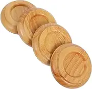 TEHAUX 4Pcs Noise Piano Caster Cups Durable Piano Leg Pads for Floor Protection Non Slip Upright Piano Foot Mats Shock Absorbing Design for Wood Tile Carpet