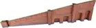 Metcalfe N Tapered Retaining Wall Red Brick Card Kit