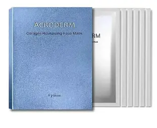 ACRODERM 膠原蛋白煥白面膜 6片(25ml/片) ｜全館滿$199免運