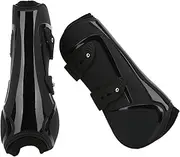 Horse Leg Boots Protective Neoprene PU Hard Shell Stable Fixation Horse Leg Guard for Jumping Exercises