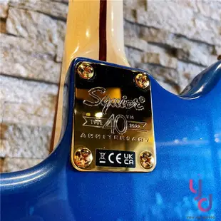 【Squier 40週年絕美限量】現貨可分期 40th Anniversary JazzMaster 藍金 電吉他
