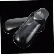 NOLITOY 10pcs Transparent Foot Model Shoe Display Holders for Socks Lightweight Durable Shoes Support Compact Design for Easy Use