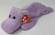 TY Happy The Hippo Beanie Baby Retired Plush