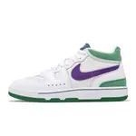 NIKE 休閒鞋 ATTACK WIMBLEDON 男鞋 白 紫 綠 復古 [ACS] FZ2097-101