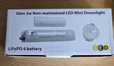 Glen 3W Non-maintained LED Mini Downlight