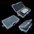 1xClear Plastic Storage Box Jewelry Tool Craft Container Beads Organizer Case UK