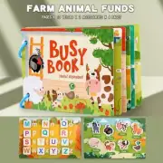 NNEDSZ Themed Busy Book Set - Educational Activity Books for Preschool Learning