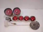 Smiths Electrical Red Temp+Oil+Volt+Fuel+Speedo+Tacho With 3 senders Units ME