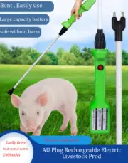 Cattle Prod Rechargeable Electric Livestock Prod Stick 9KV battery 2400mAh sheep