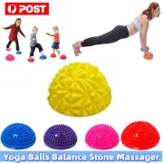 Yoga Balls Exercise Balance Stability Trainer Fitness Stepping Stone Massager AU