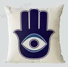 BRAND NEW Evil Eye Mati Nazar Hamsa Hand Decorative Cushion Cover !!SALE!!