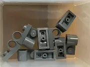 LEGO Parts - Dark Bluish Gray Plate 1 x 2 w Pin Hole on Top - No 11458 - QTY 10