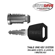 Thule One Key System - Includes 2 Keys, 6 Locks & 1 Master Key - 450600 NEW
