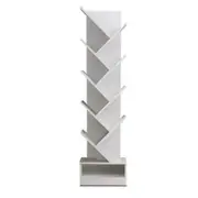 Artiss Tree Bookshelf 9 Tiers - ECHO White