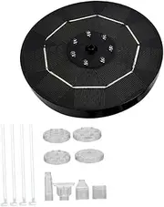 Toddmomy 1 Set Outdoor Solar Fountain Pump with LED Lights Garden Water Feature for Bird Bath Durable Design for Patios and Yards