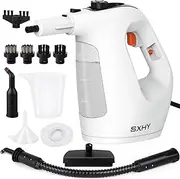 SXHY Portable Steam Cleaner, Handheld Steam Cleaner for Home, Multipurpose, Transparent Water Tank, 11-Piece Accessory Kit for Sofa, Shower, Upholstery