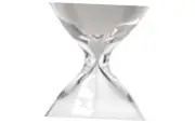 30 Min. Hourglass Sand Timer White 8"