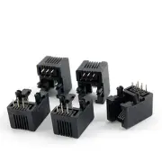 5 Pcs 6P6C 6 Pin RJ11 Telephone Socket PCB Connectors