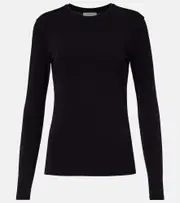 [Max Mara] Max Mara Ortensia jersey top UK 20 black