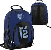 FOCO - Memphis Grizzlies Official Backpack Gym Bag - Ja Morant, Team Color, 21" X 11" X 11"