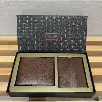 在飛比找蝦皮購物優惠-全新品38折便宜賣👉 TED BAKER專櫃 皮夾+名片夾/