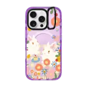 iPhone 16 Pro Impact Ring Stand Case MagSafe Compatible Secret Garden