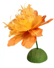 Northlight 26in Spring Floral Artificial Craft Stem NoSize Orange