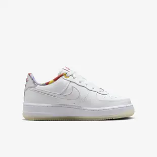 Nike Air Force 1 Lv8 GS [FN8912-111] 大童 休閒鞋 經典 AF1 皮革 穿搭 白彩